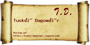 Tuskó Dagomér névjegykártya